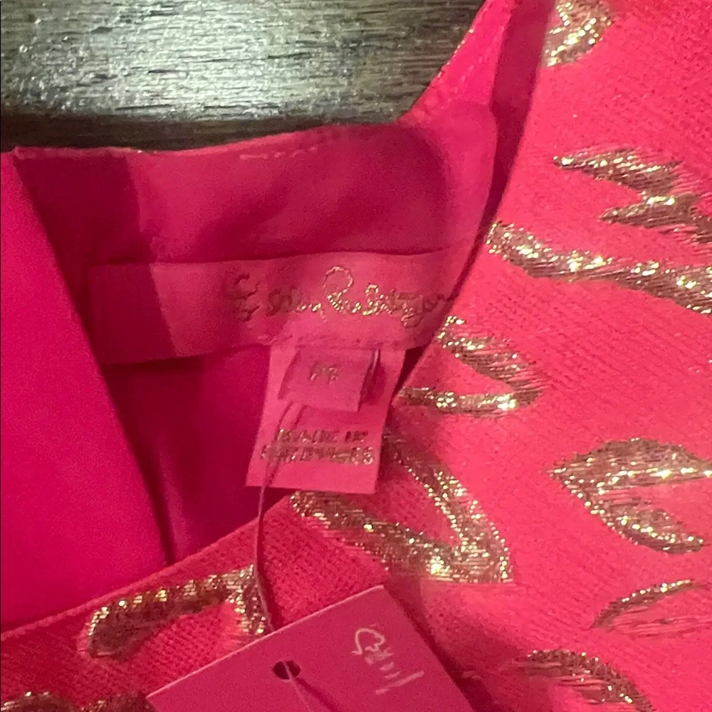 NWT Lilly Pulitzer Pratt brocade top medium - Picture 3 of 4